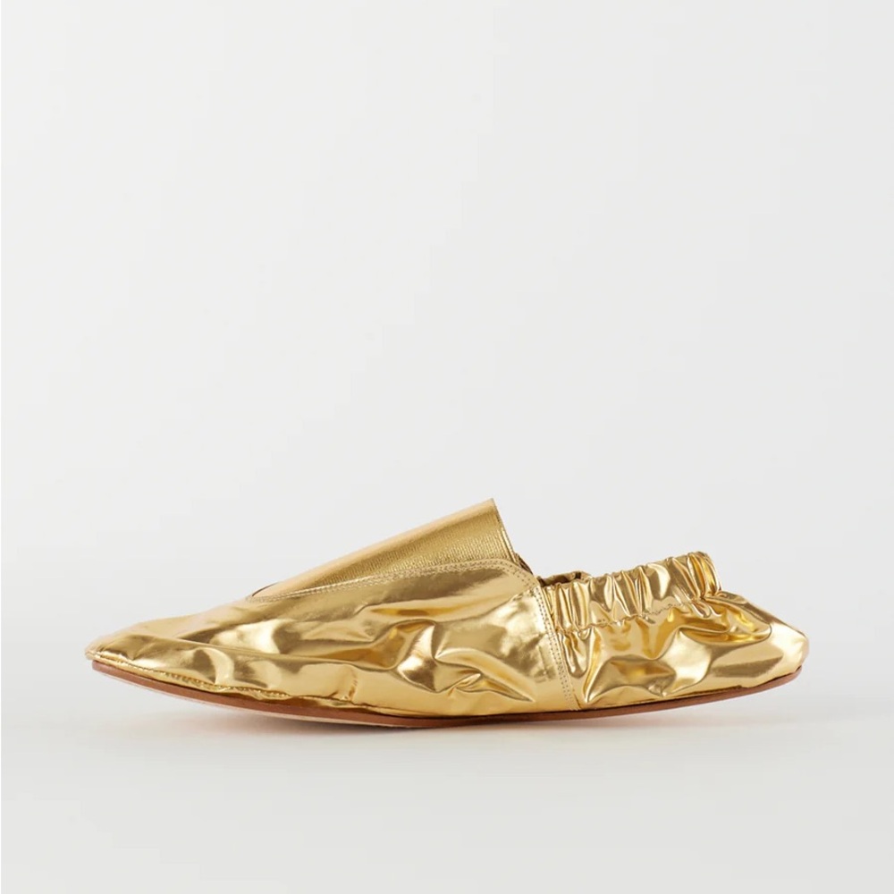 Tibi Mikhail Flat - gold